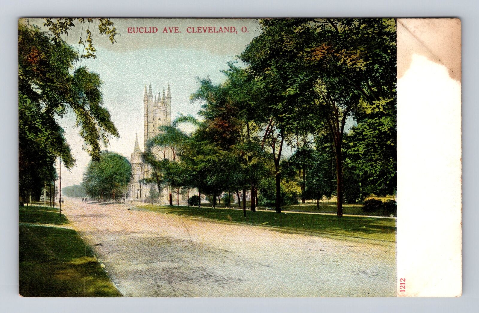 Cleveland OH-Ohio, Euclid Avenue, Advertisement, Antique, Vintage Postcard