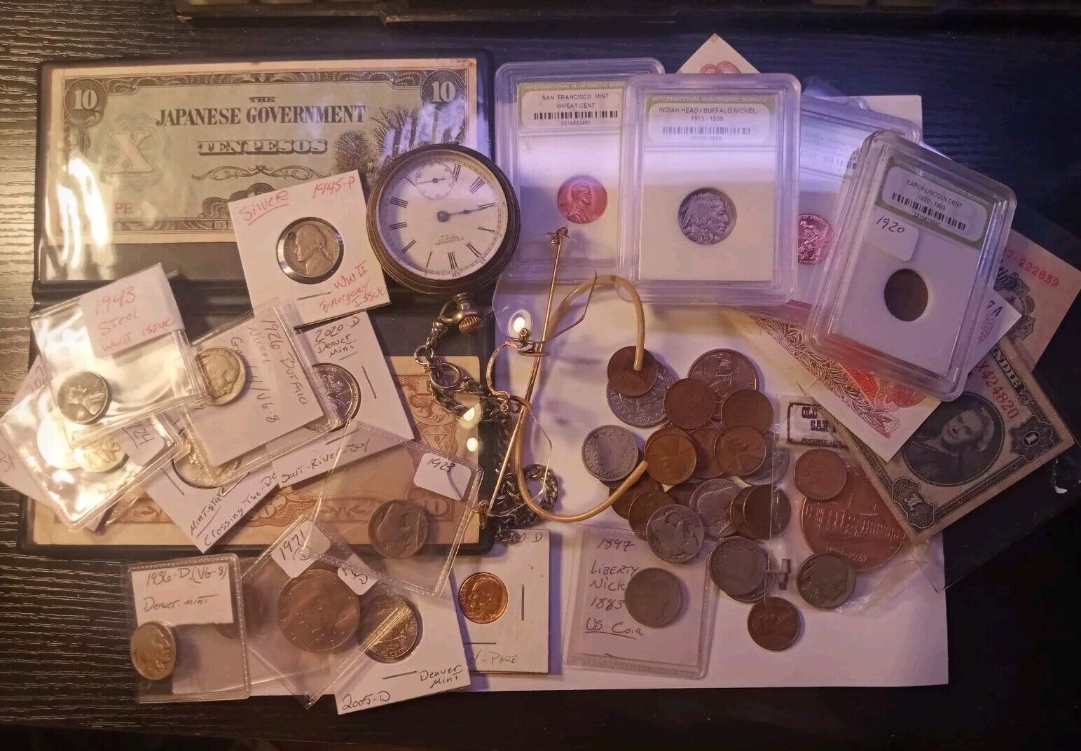 huge vintage junk drawer lot Coins & Collectibles