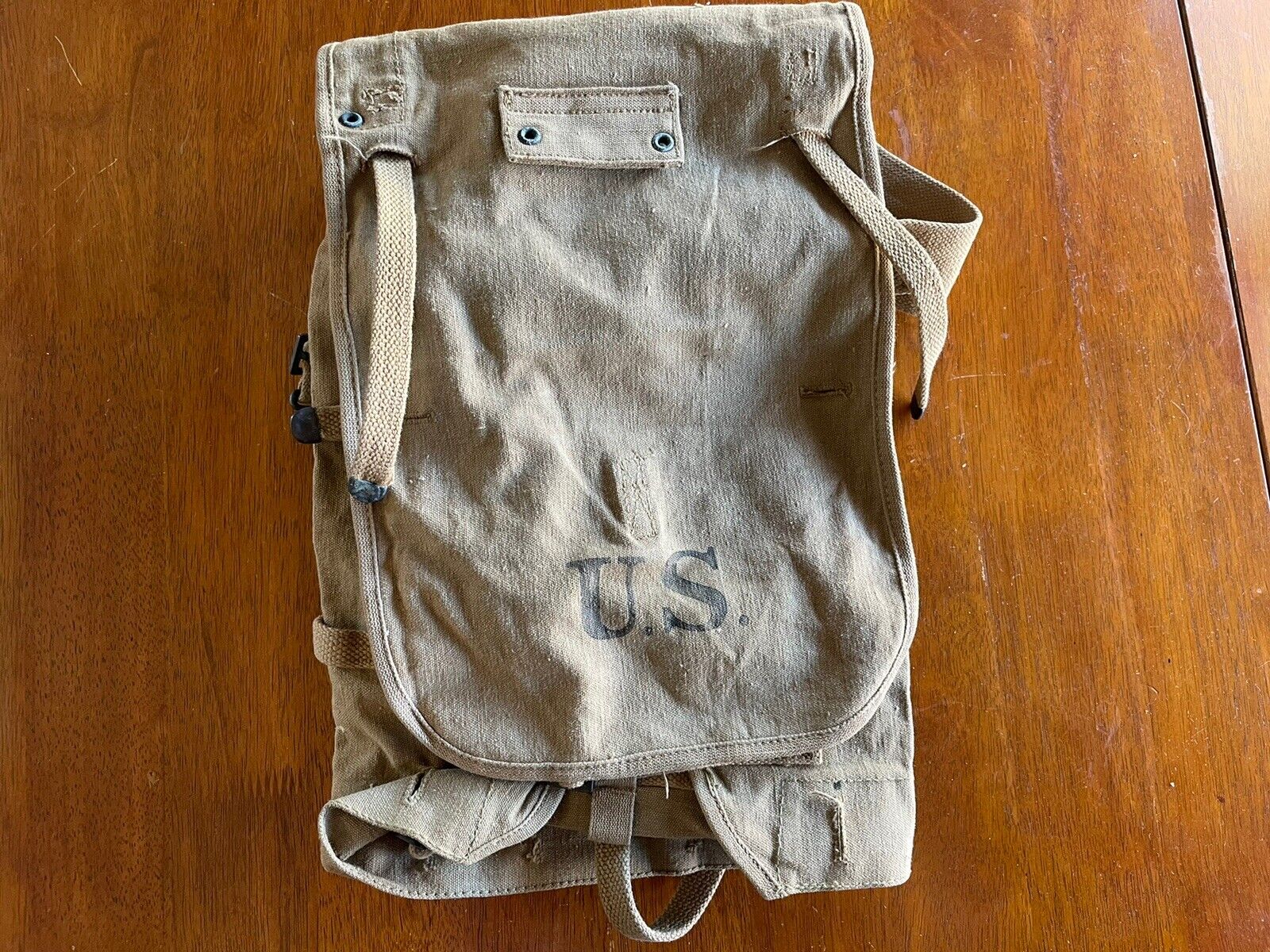 1918 Vintage Original WWI WW2 US Army Navy M1910 Haversack Combat Field Backpack