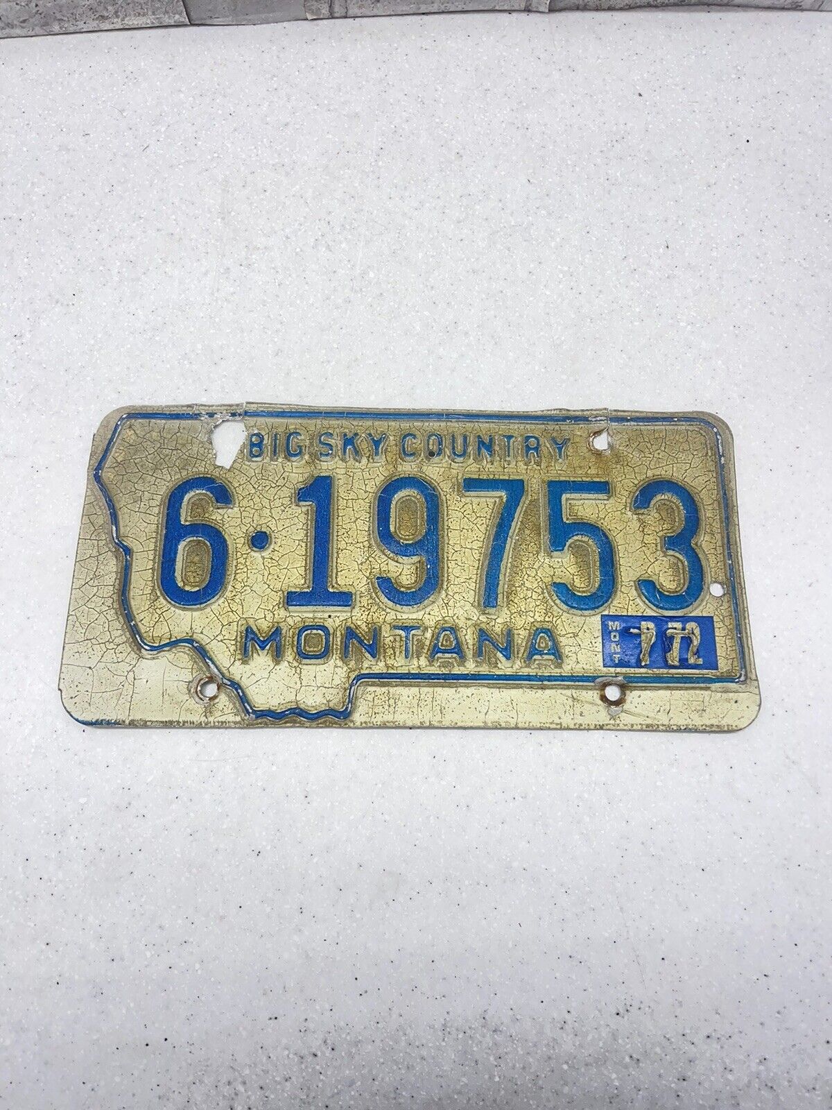 Vintage Expired  Montana 6 19753