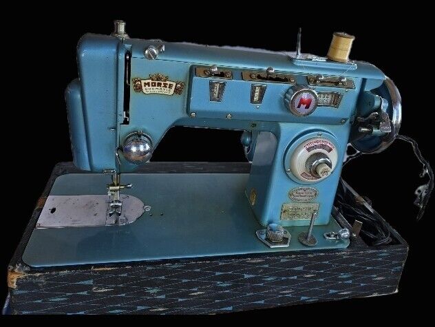 VINTAGE -1950s Morse Duomatic Automatic Zig Zag Sewing Machine Made In Japan