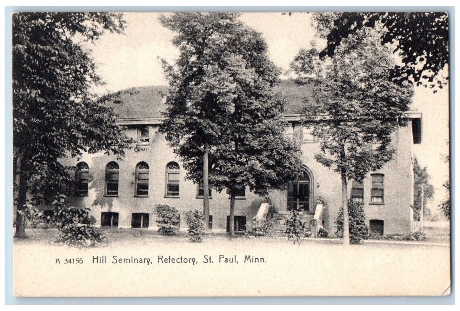 St. Paul Minnesota MN Postcard Hill Seminary Refectory Building Rotograph c1905
