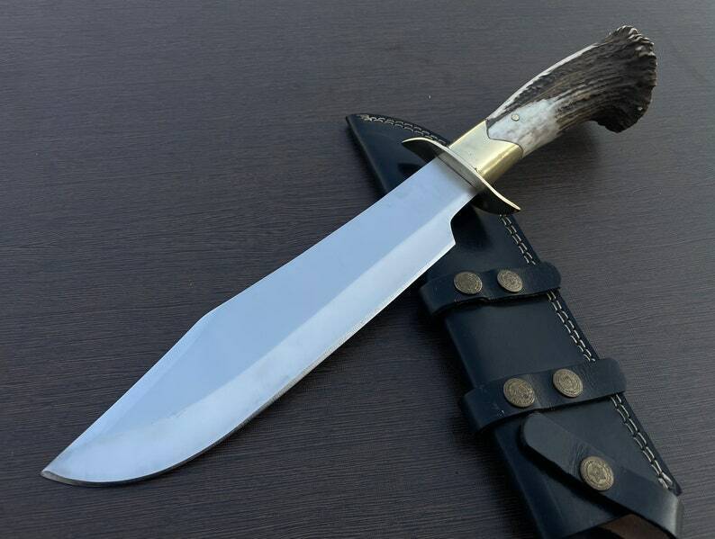 Inglorious Basterds Replica Bowie Knife| Premium Handmade D2 Steel Hunting Knife