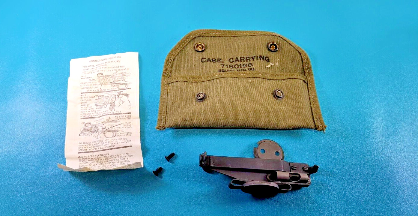 Fine WWII WW2  1944 Bearse Carry Canvas Case + Instrument 7160198