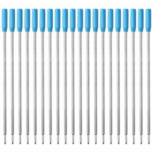 20PCS Ink L:4.5In Ballpoint Pen Refills For Cross Pens Medium Point Black/Blue