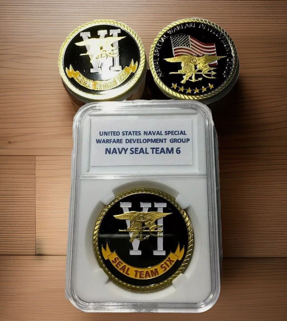 Seal Team 6 CHALLENGE COIN US NAVY NAVAL SPECIAL WARFARE DEVELOPMENT GROUP RARE