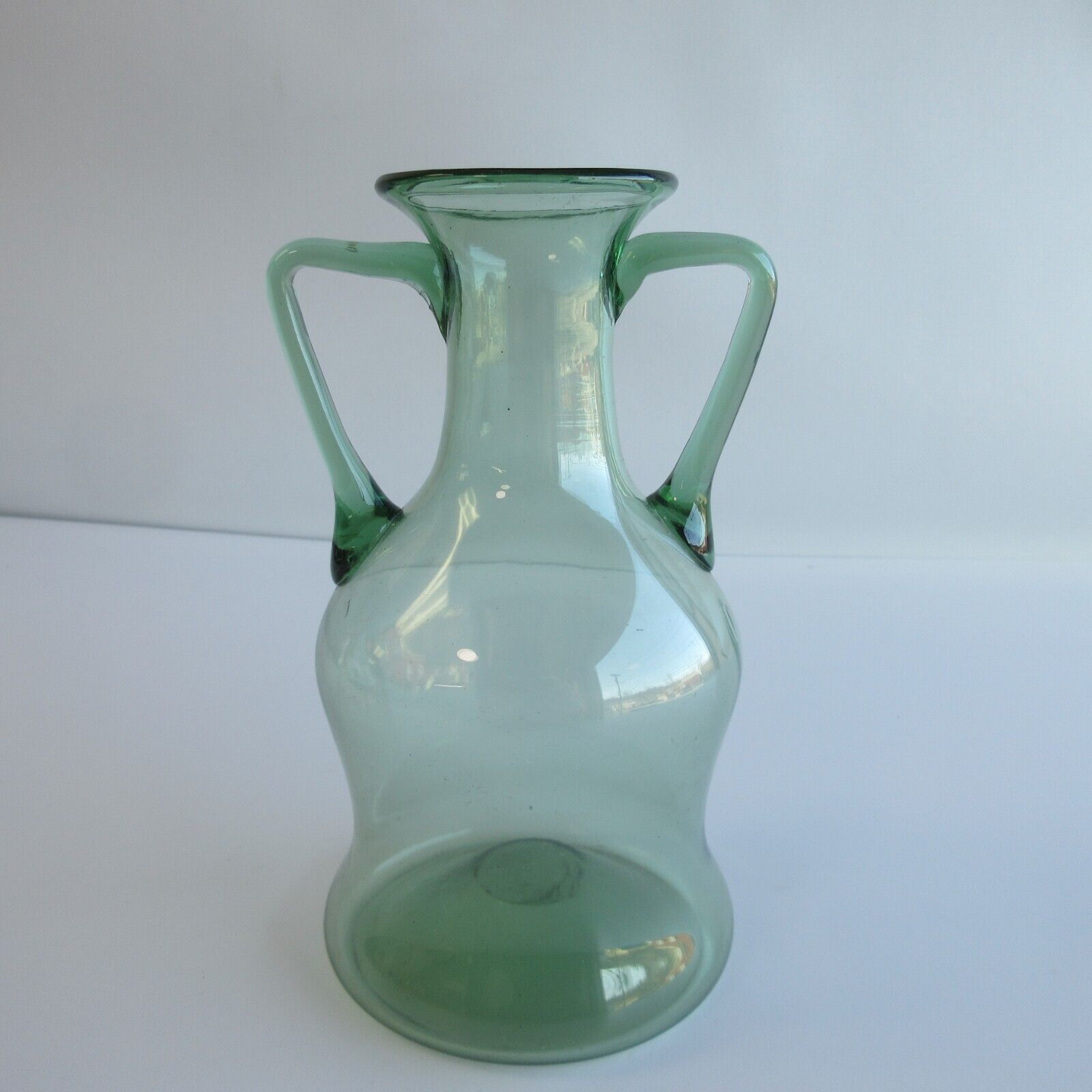 Antique double handled open pontil Bottle Vessel Vase?
