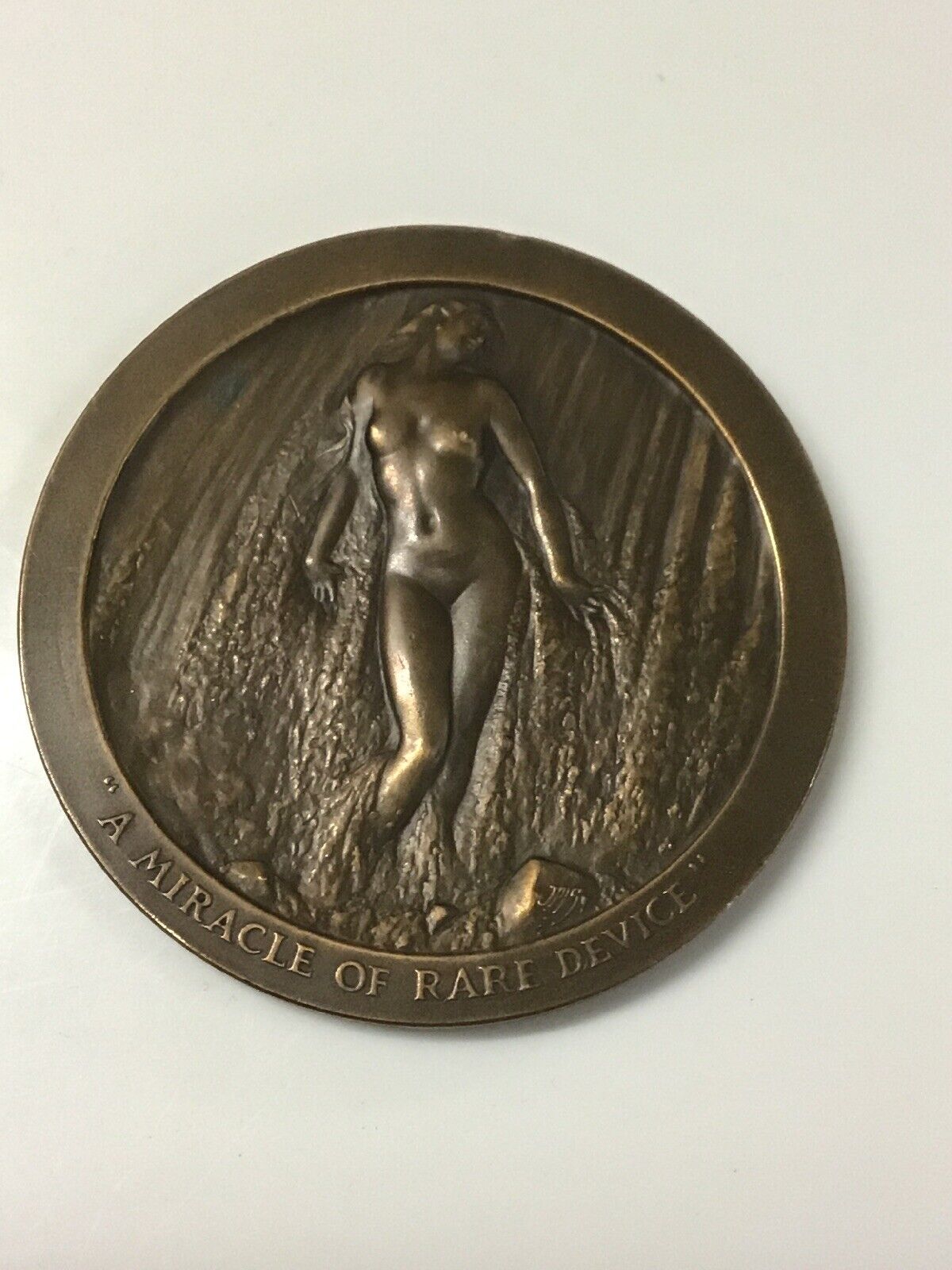 A Miracle Of Rare Device Bronze Medal Paterson Parchment Paper Company Sensuous