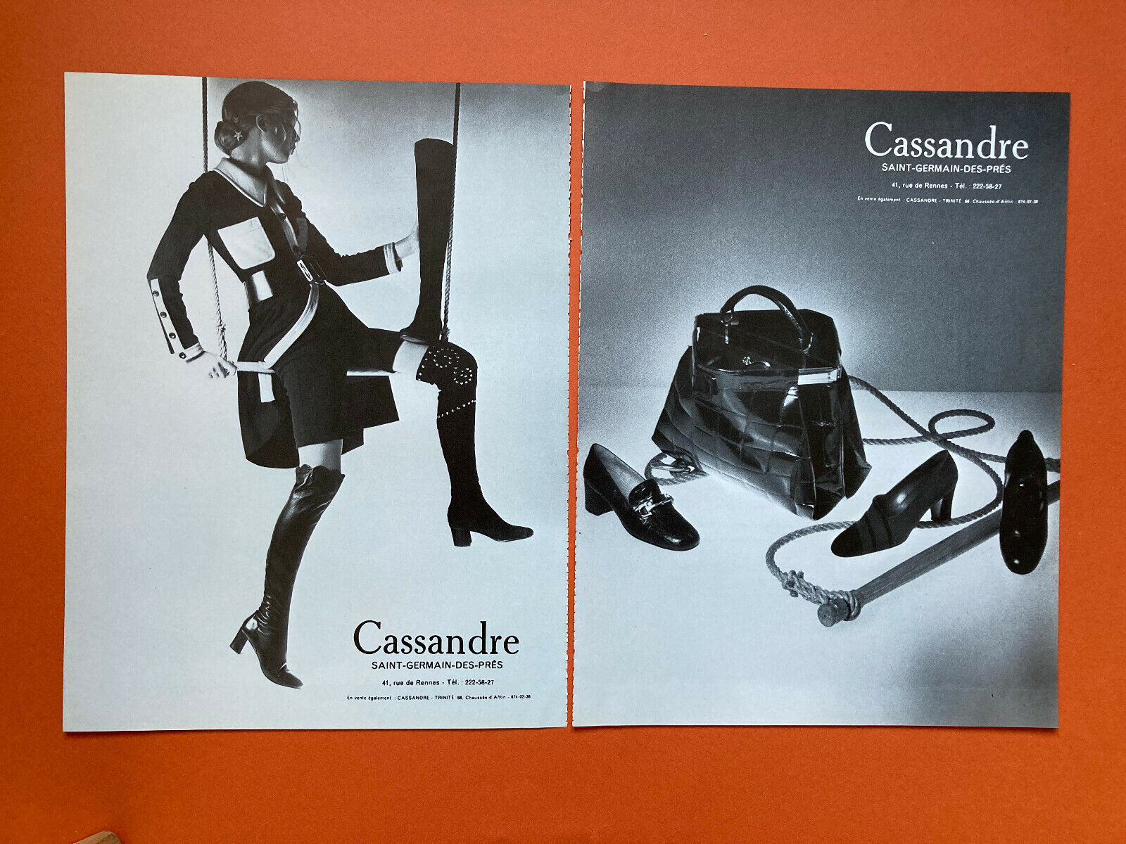 1971 Cassandre Advertisement Fall Winter Advertising Fashion Vintage Pub Shoe