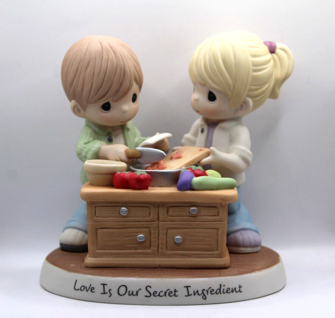Precious Moments Love Is Our Secret Ingredient Porcelain Bisque Figurine 181038