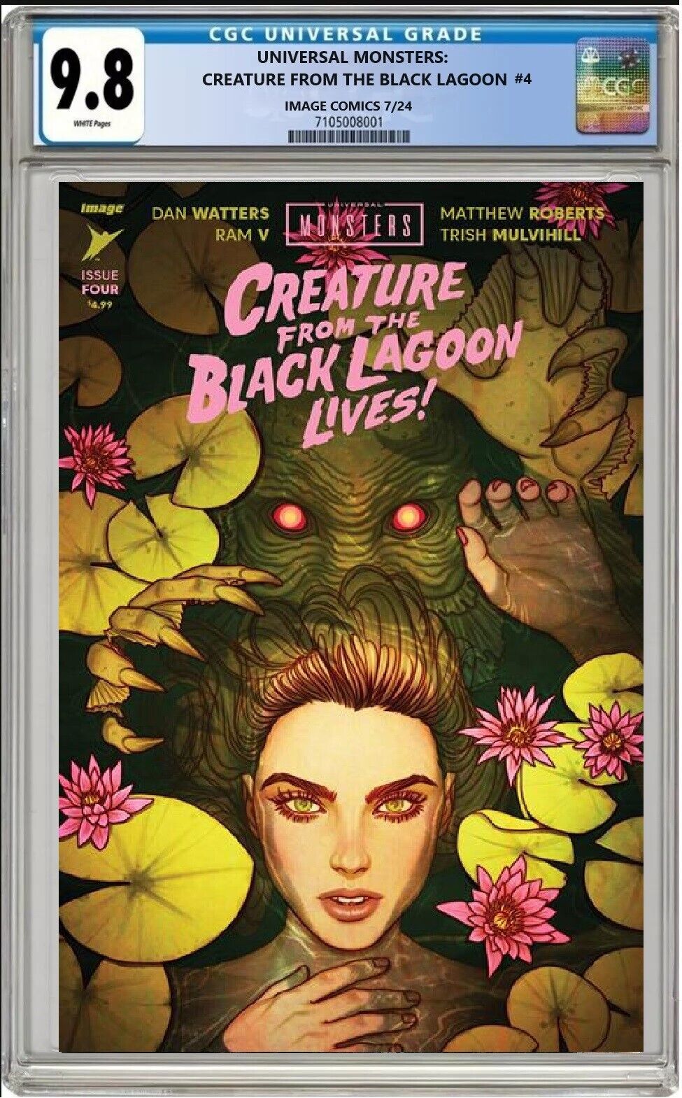 UNIVERSAL MONSTERS CREATURE FROM THE BLACK LAGOON 4 JENNY FRISON CGC 9.8 PRESALE