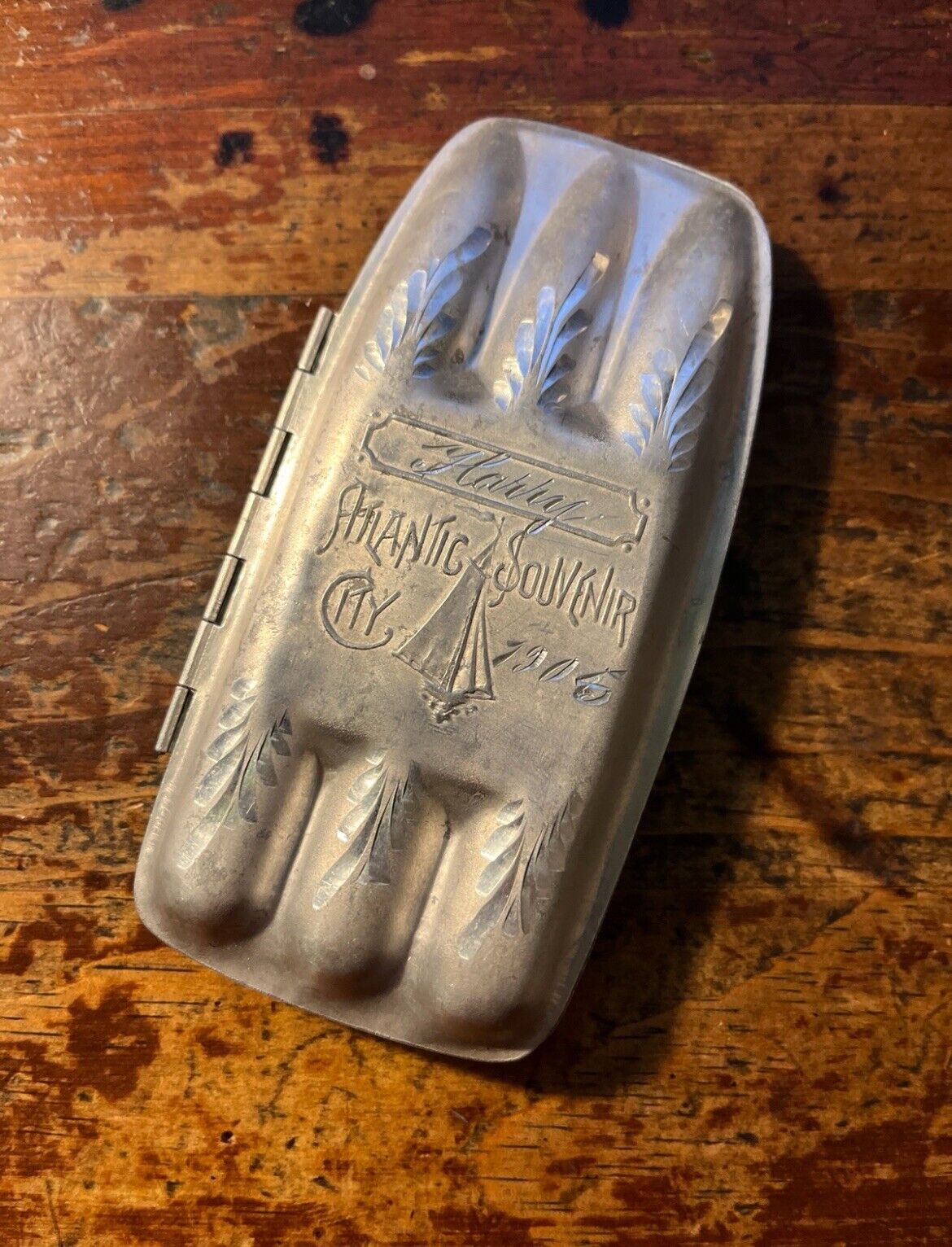 Antique Silver Souvenir Cigar Case