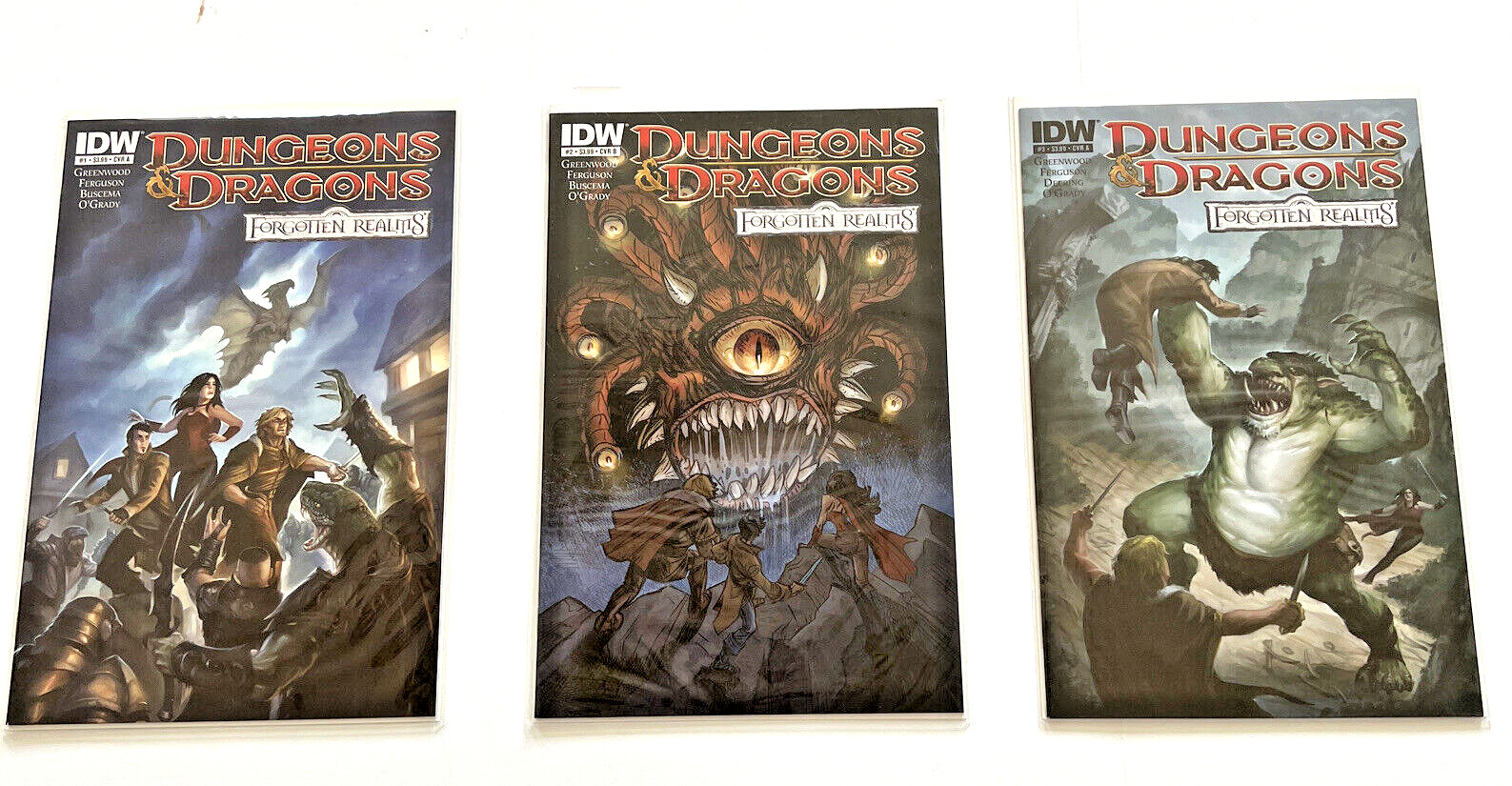 Dungeons & Dragons #1-3 Comic Lot (IDW Publishing, November 2012)
