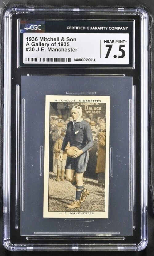 1936 Stephen Mitchell & Son A Gallery Of ‘35 #30 J. E. Manchester  CGC 7.5 NM+