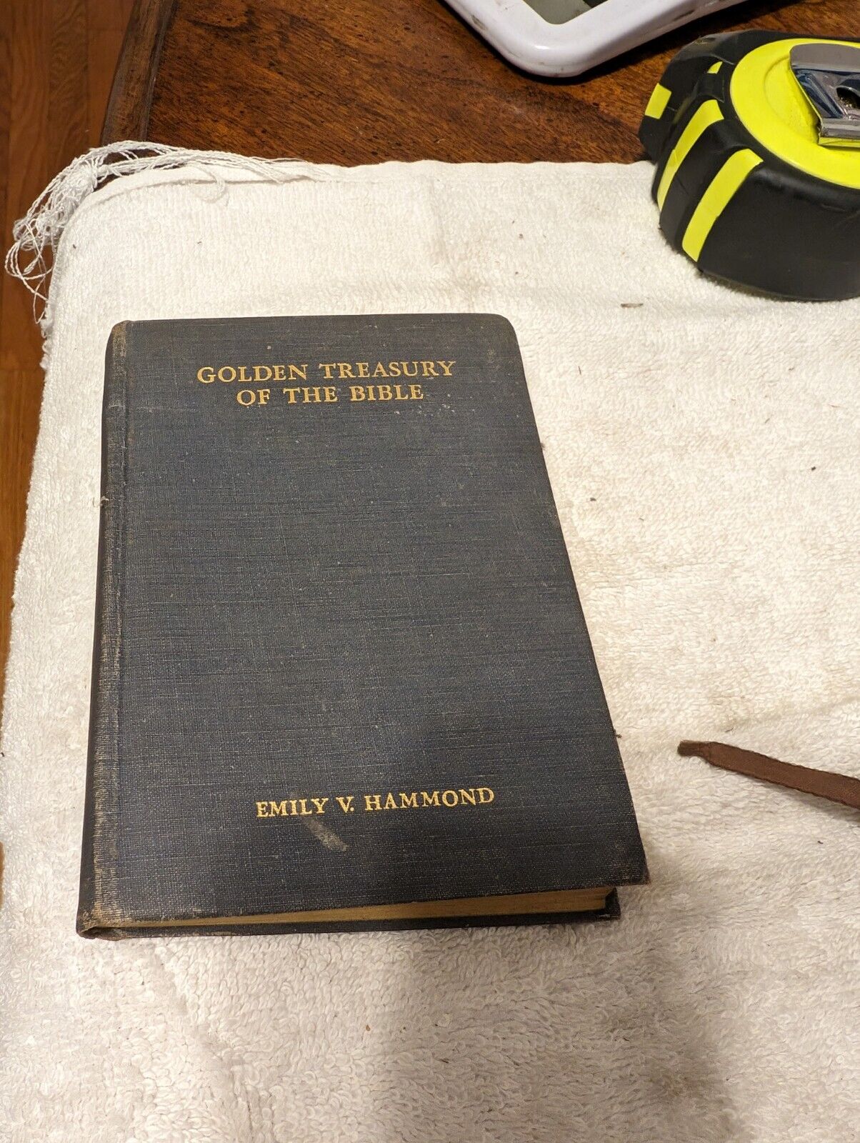 Golden Treasury Of The Bible 1940 Emily V Hammond HC Book