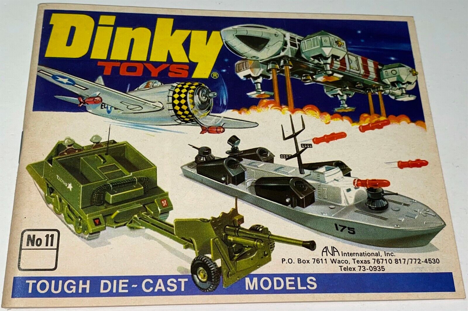 Rare Vintage American Dinky Toys Die Cast WWII Planes, Spaceships, Cars Booklet