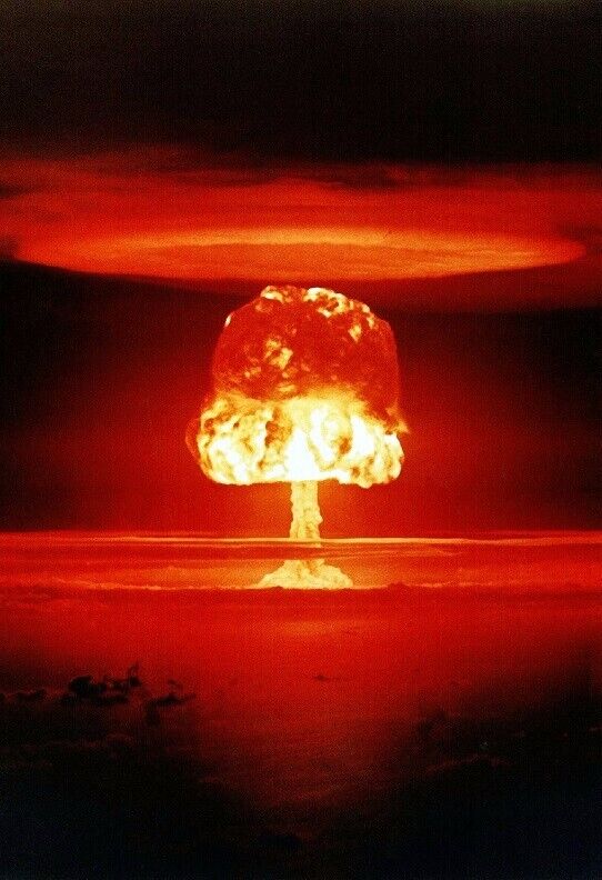 Bikini Atoll Marshal Islands 1st Thermonuclear Bomb Atomic Blast 13x19 Photo 200