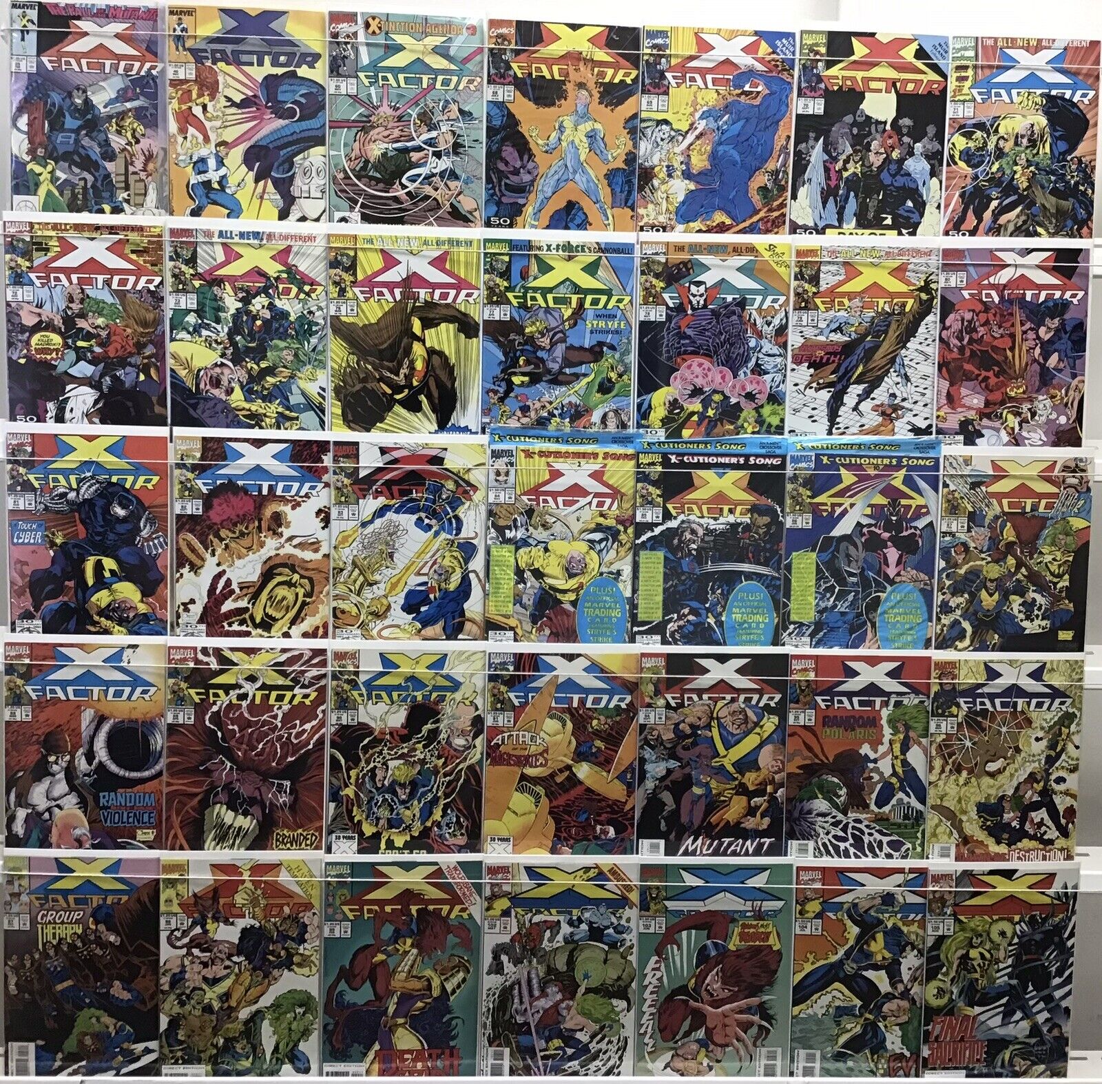 Marvel Comics - X-Factor 1st Series - Comic Book Lot Of 35