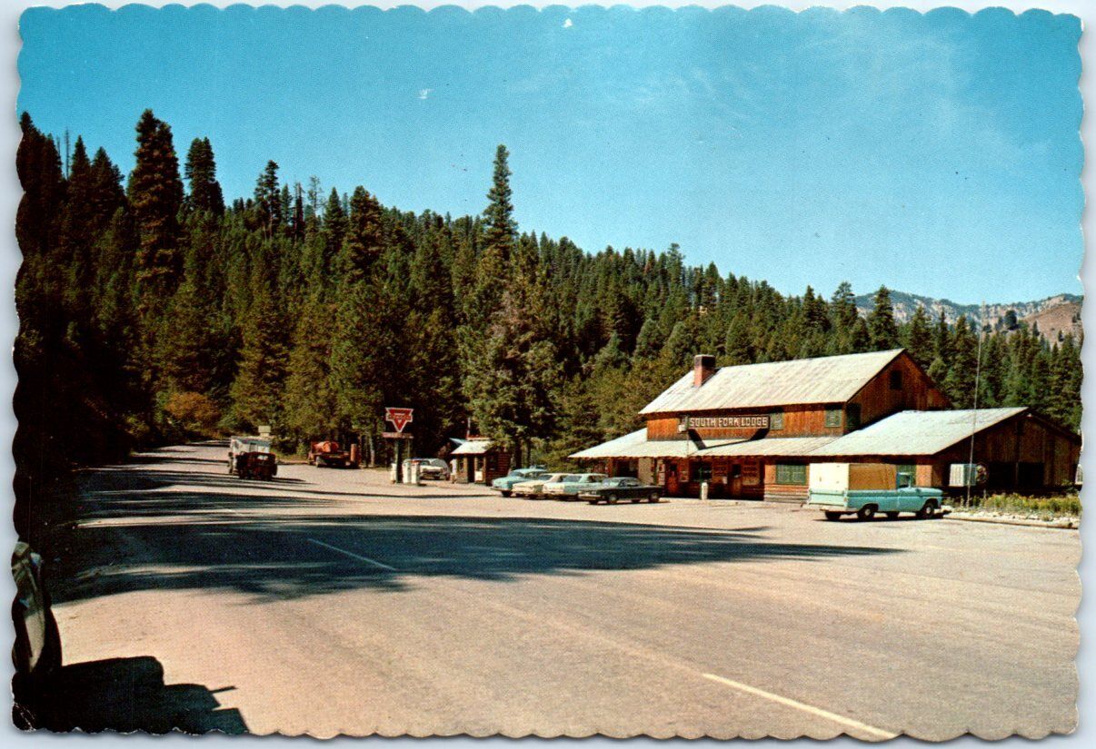 Postcard - South Fork Lodge - Lowman, Idaho