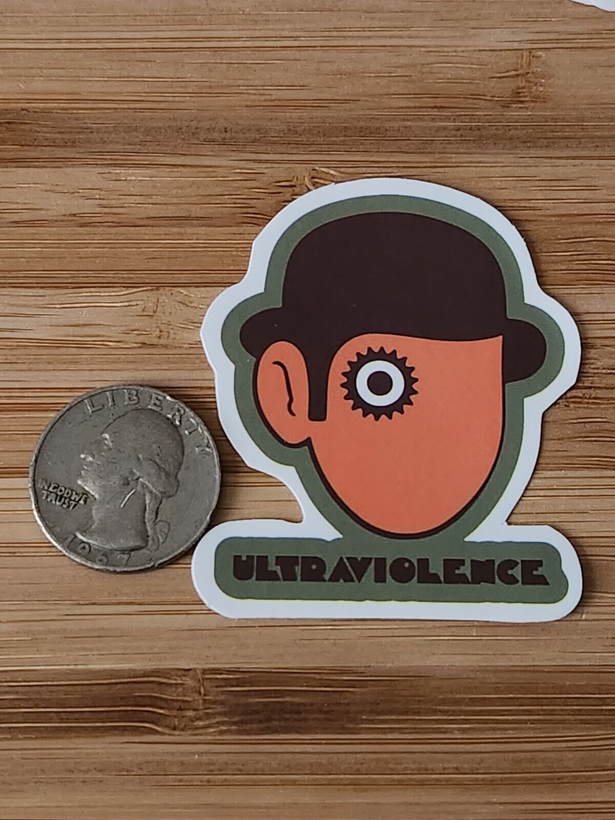 CLOCKWORK ORANGE Sticker Clockwork Orange Decal Stanley Kubrick Movie 70s