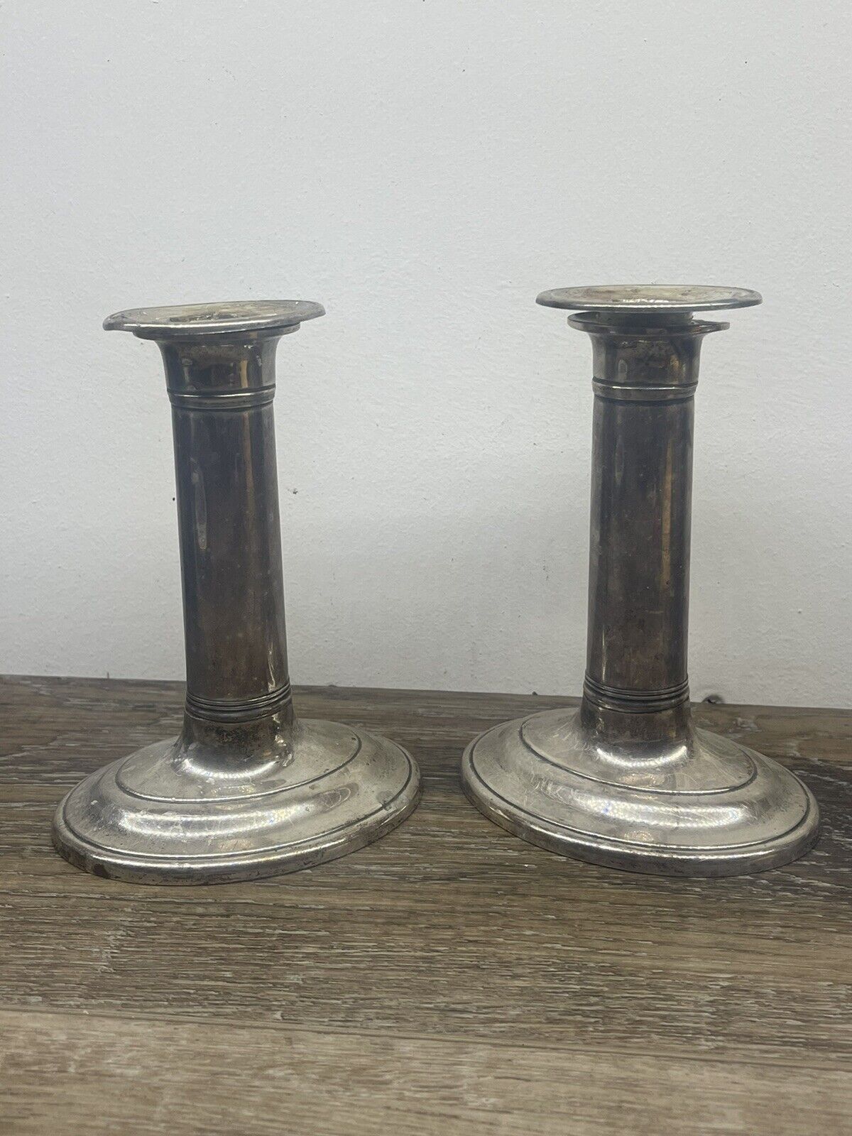 Stieff Sterling Colonial Williamsburg Candle Sticks R.T. 24 L@@K