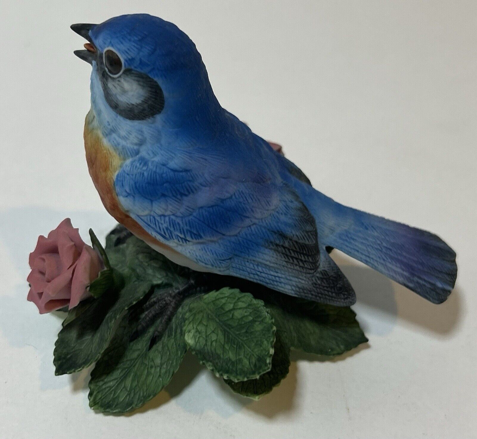 Vintage 1989 Lenox Garden Birds Eastern Bluebird Bird Figurine No Box/Cert