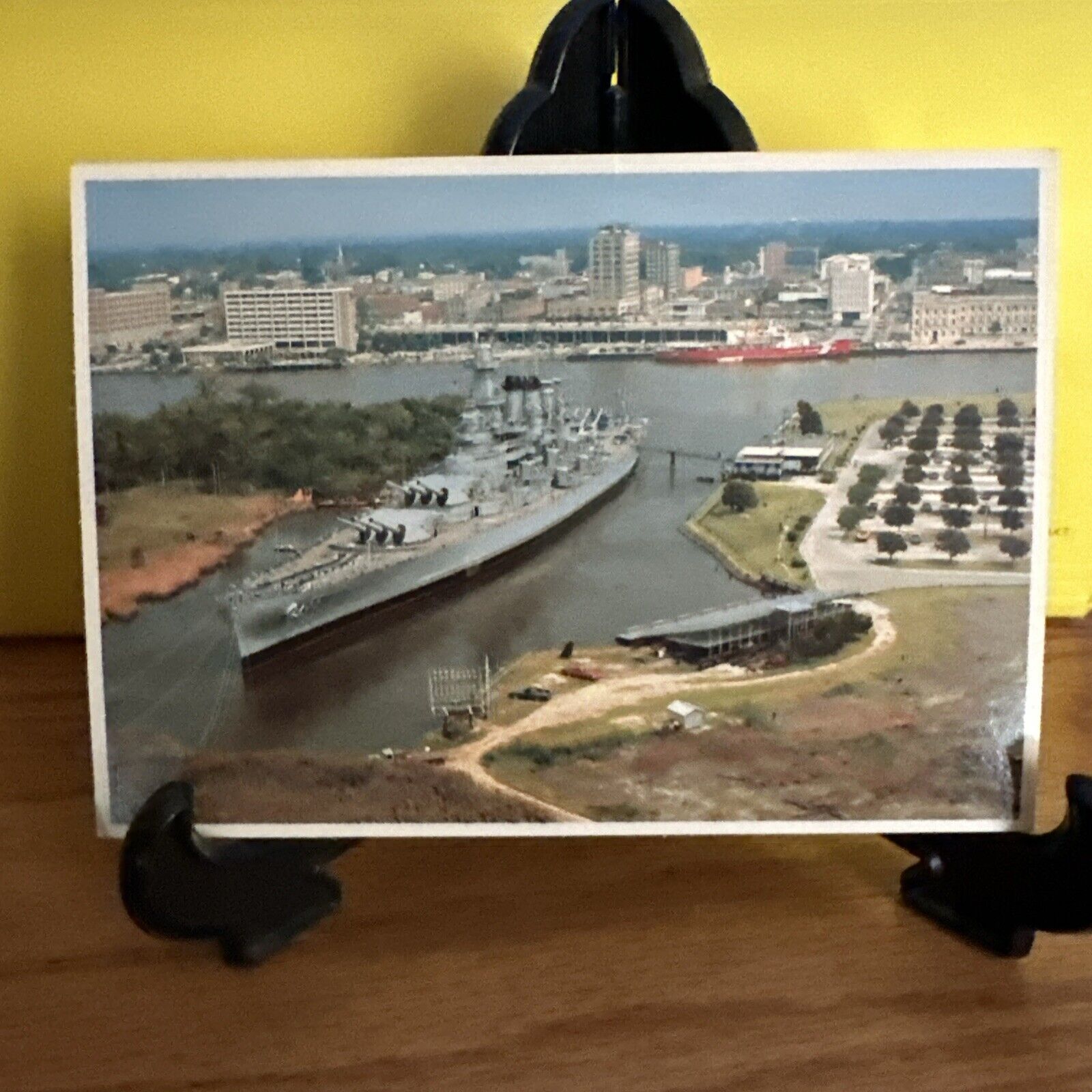 Wilmington NC-North Carolina, U.S.S N Carolina Battleship Docked At Port City
