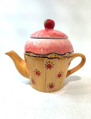 Ceramic Teapot, Home Essentials & Beyond, Yummy Collection, Cupcake Design
