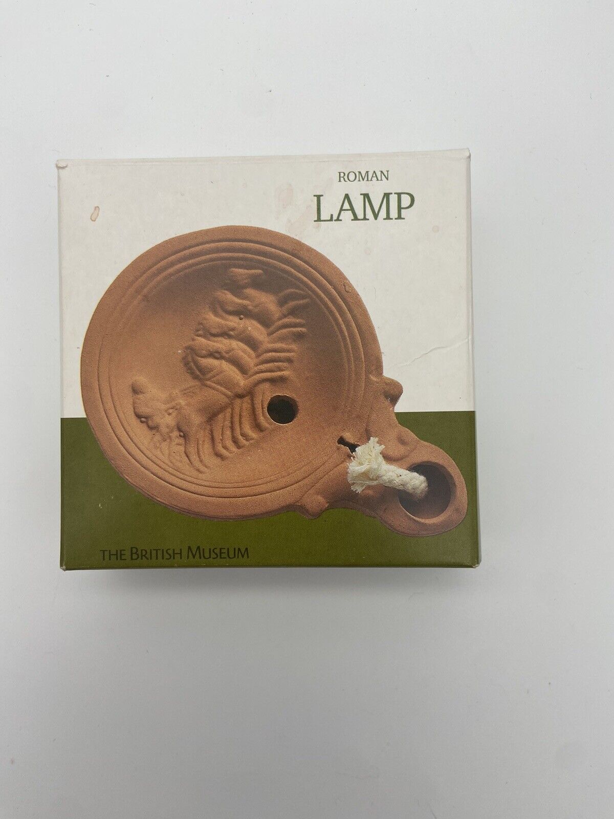 Vintage Roman Oil Lamp From The British Museum