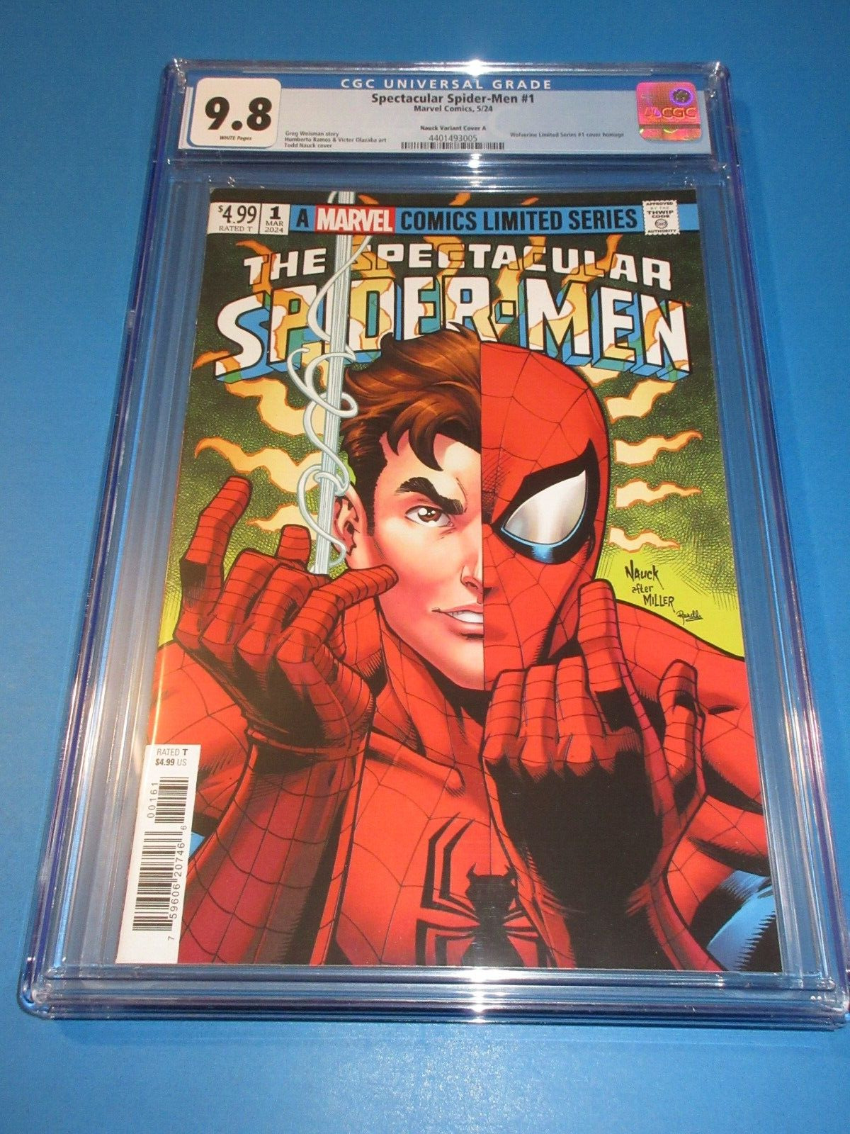 Spectacular Spider-man #1 Nuack variant CGC 9.8 NM/M Gorgeous Gem Wow