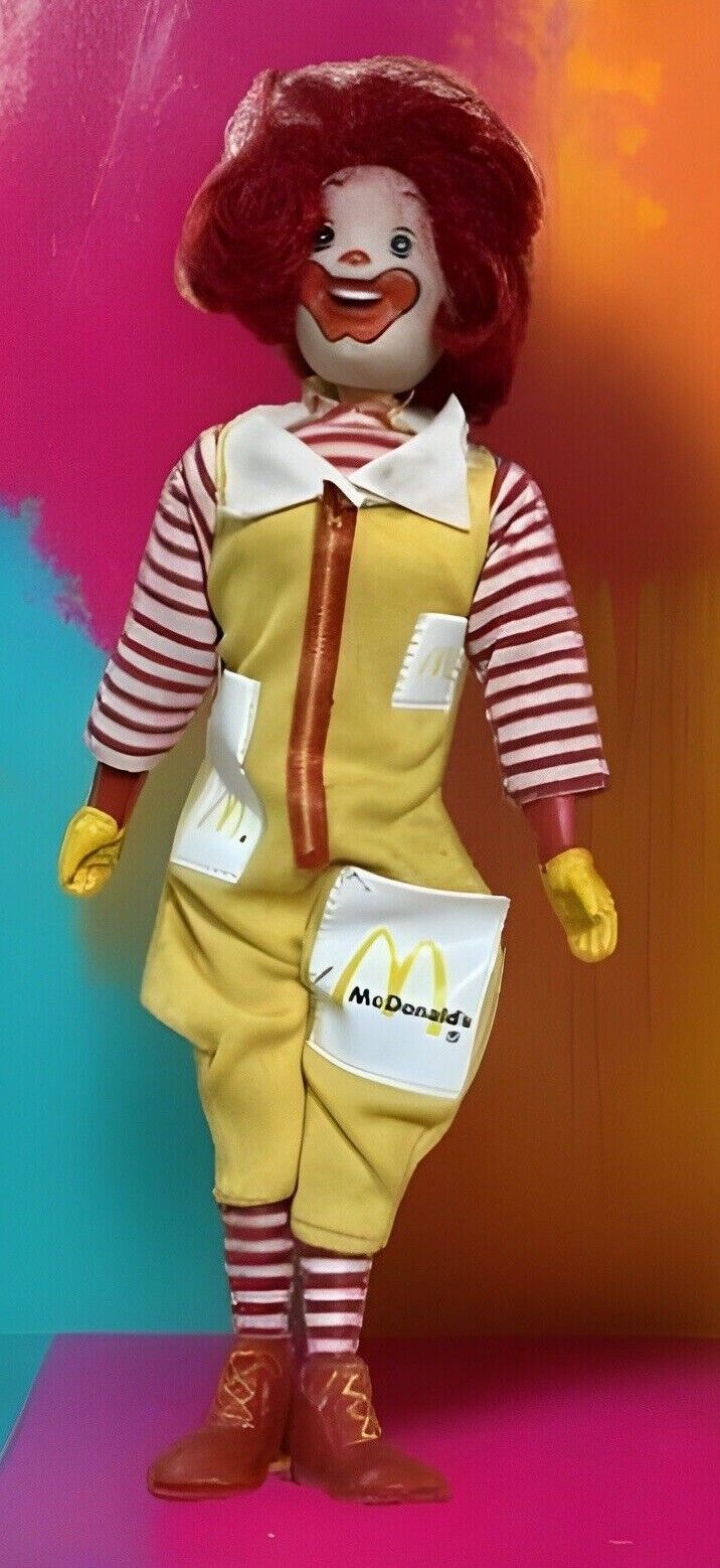 Vintage 1976 Remco McDonald’s McDonaldland Ronald McDonald Action Figure