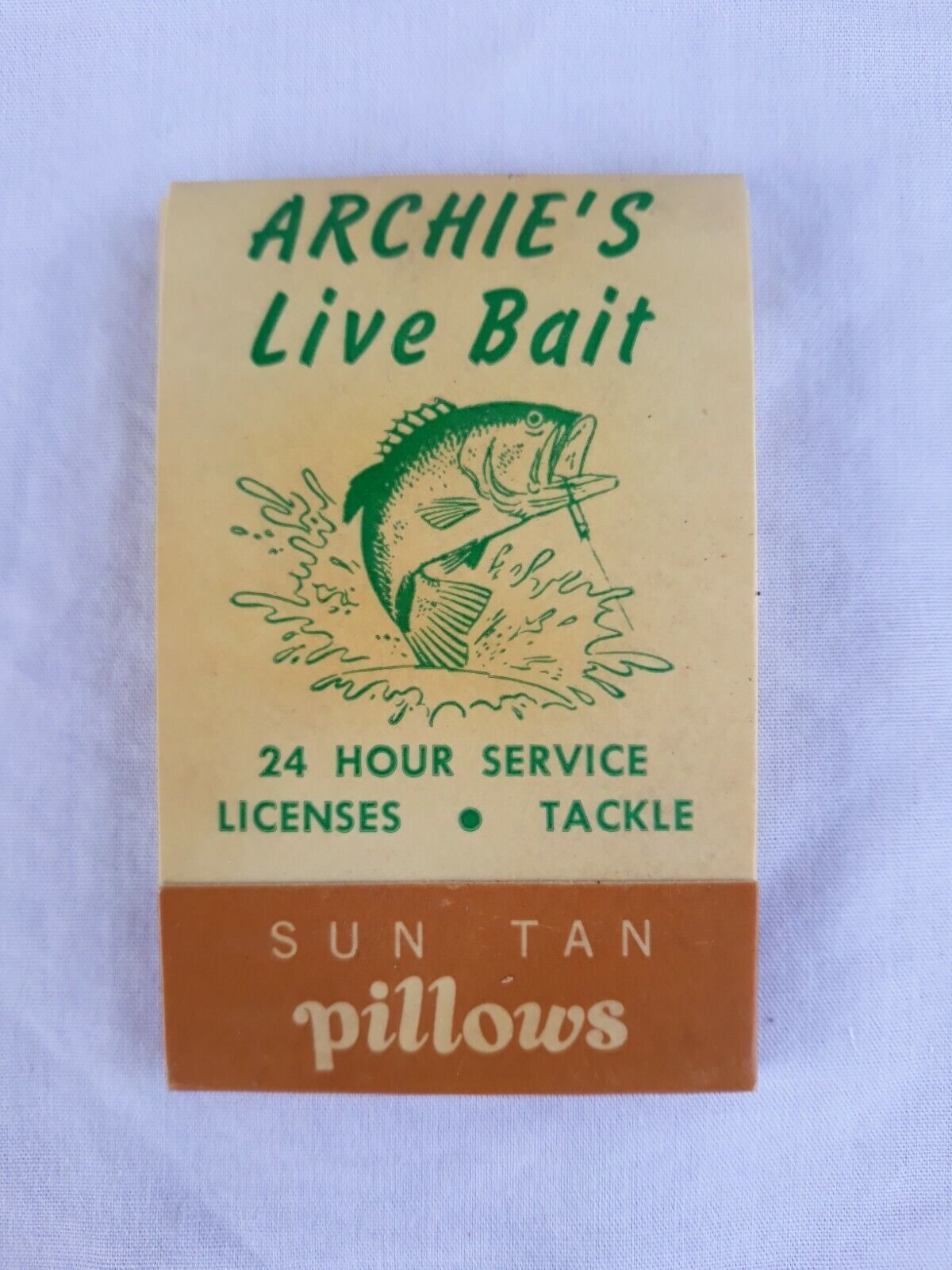 Vintage 1950s  Sun Tan Pillows Advertising