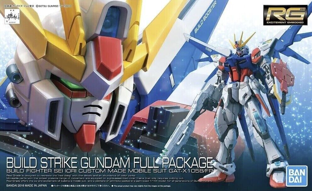 Bandai Gundam GAT-X105B / FP Build Strike Gundam Full Package RG 1/144 Scale Kit