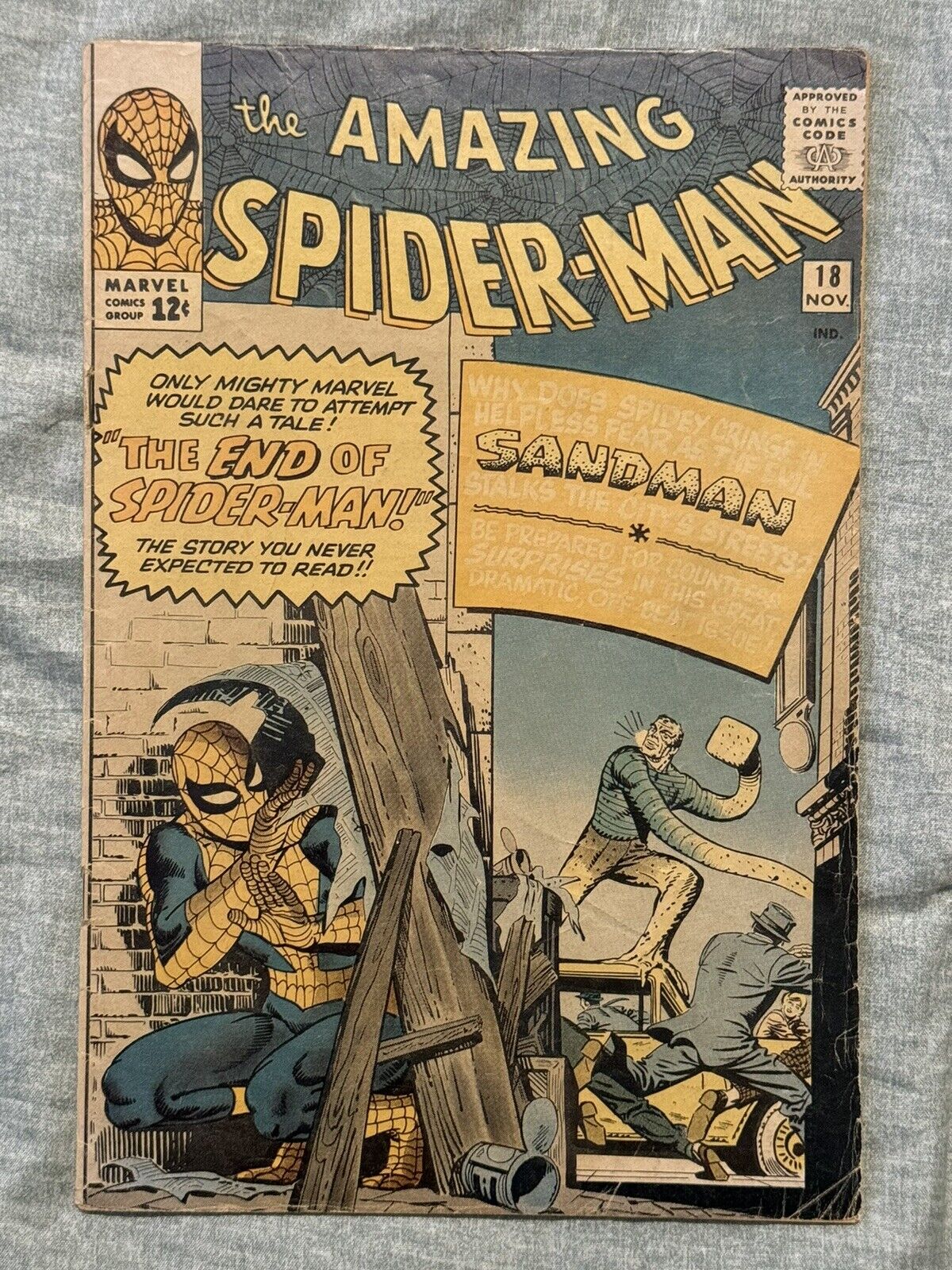 Amazing Spider-Man #18 (Marvel 1964) Key 1st Appearance Ned Leeds