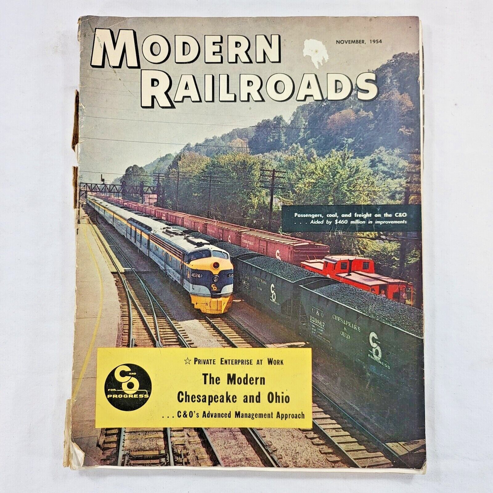 1954 MODERN RAILROAD Magazine - November Issue