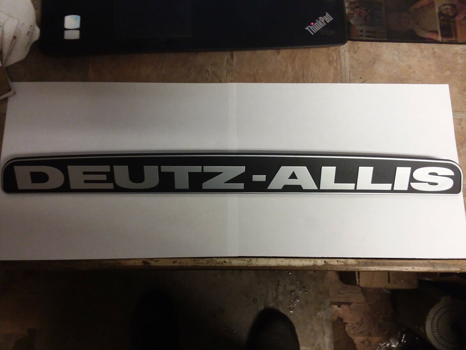 Deutz Allis Front Grill Emblem 04362844 for DX tractors sold in the USA