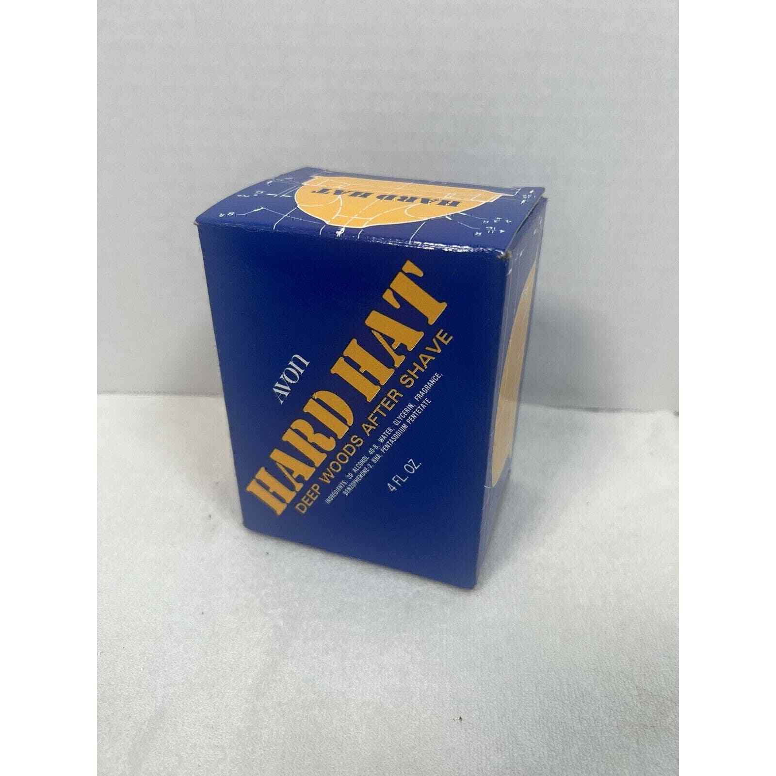 Vintage Avon Foreman Yellow Hard Hat Everest After Shave *BOX ONLY*