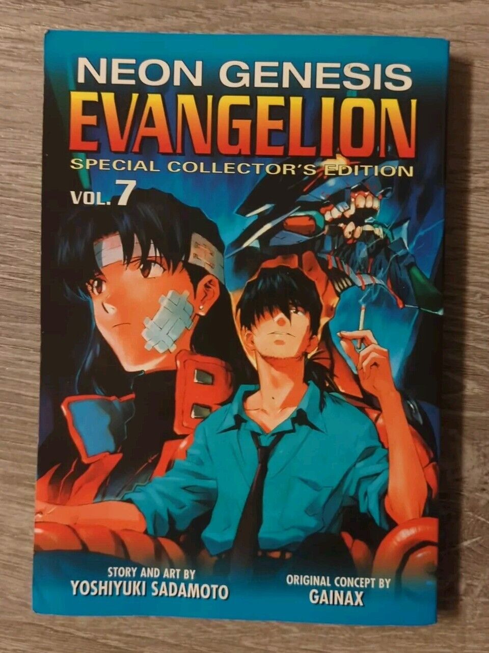 RARE Neon Genesis Evangelion Vol. 7 Collectors Edition Vintage Manga 2003 OOP 