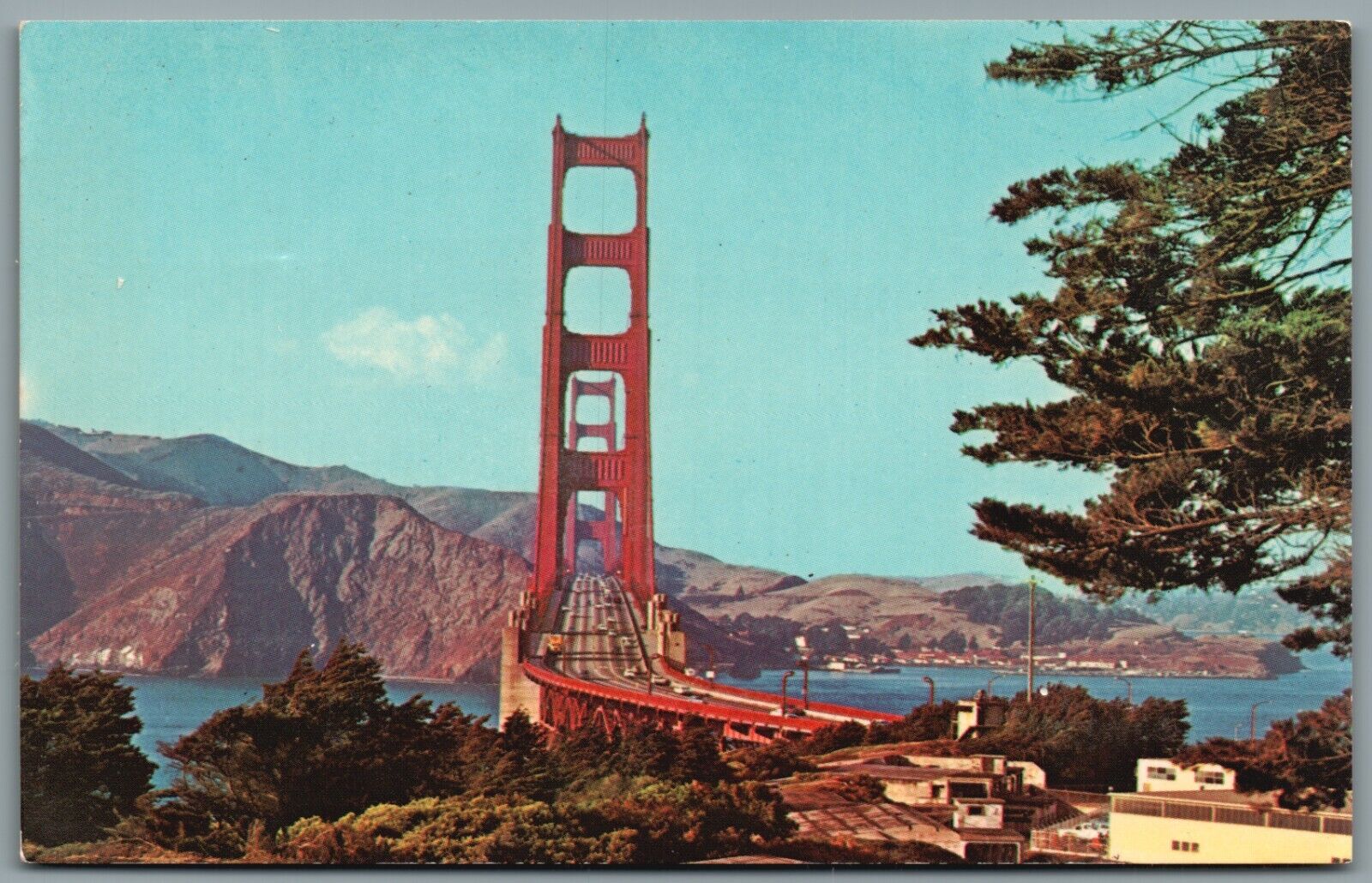 GOLDEN GATE BRIDGE California Cali VTG Postcard/pc123