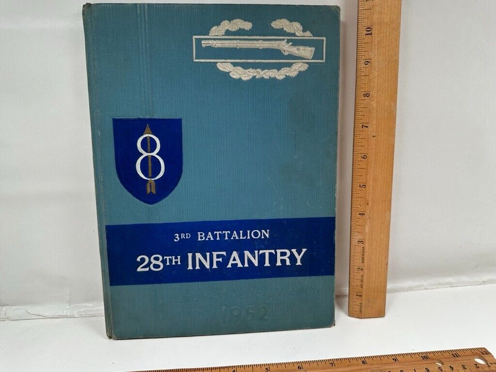 28th Infantry 3 Battalion 1952 Yearbook Fort Jackson SC Korean War Era Military