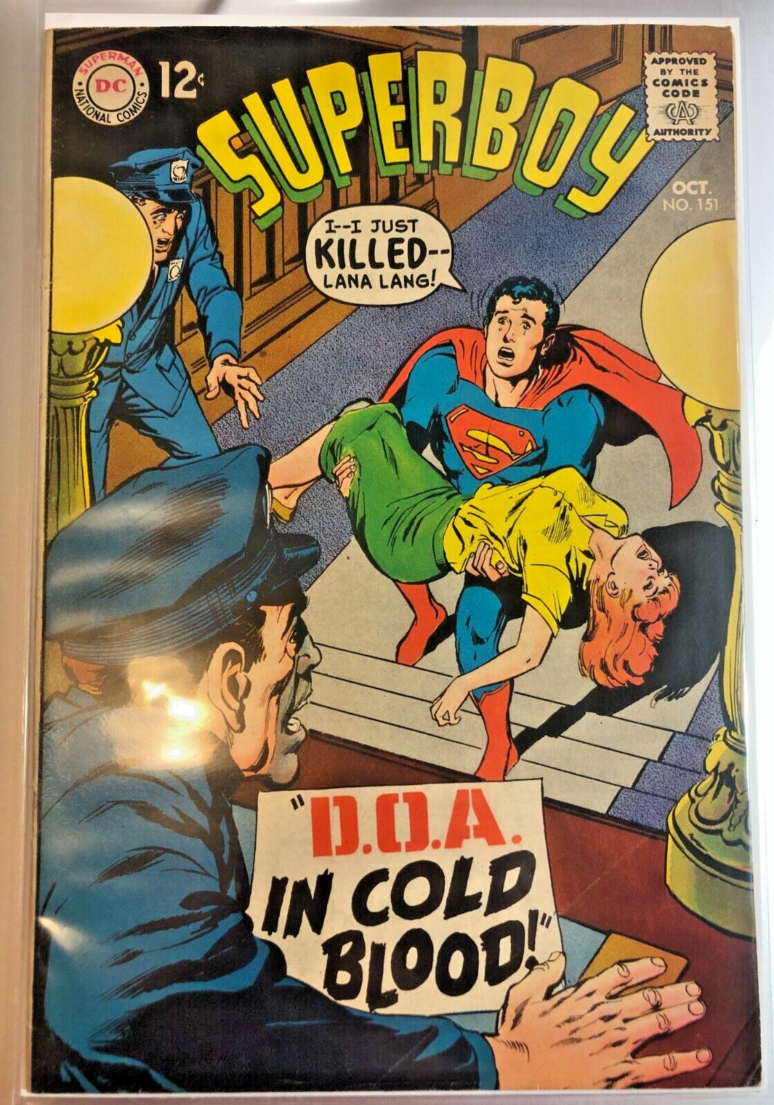 SUPERBOY #151 October 1968 Vintage Silver Age DC Comics Very Nice Condition