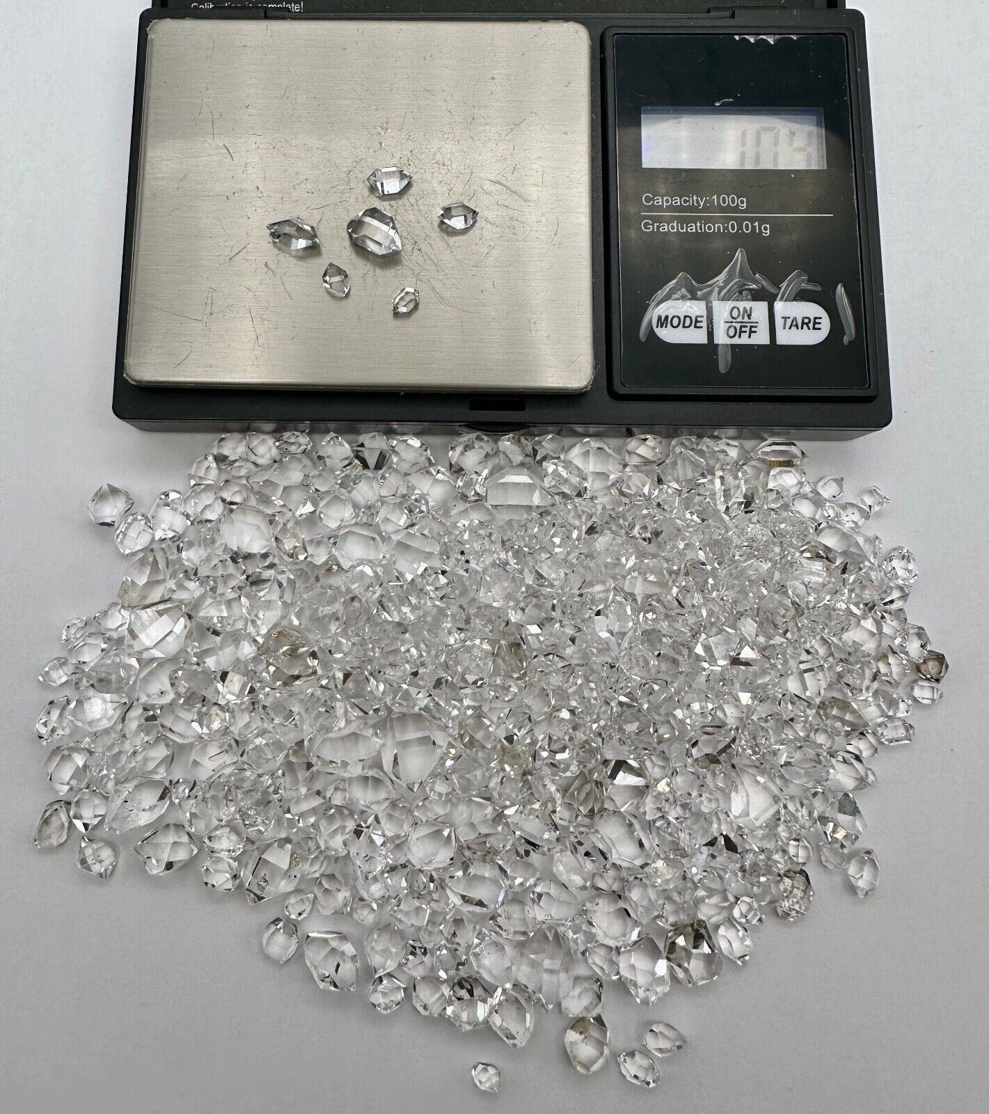 MINE DIRECT Wholesale Herkimer Diamond 99+% FLAWLESS JEWELS - GEMS by the GRAM