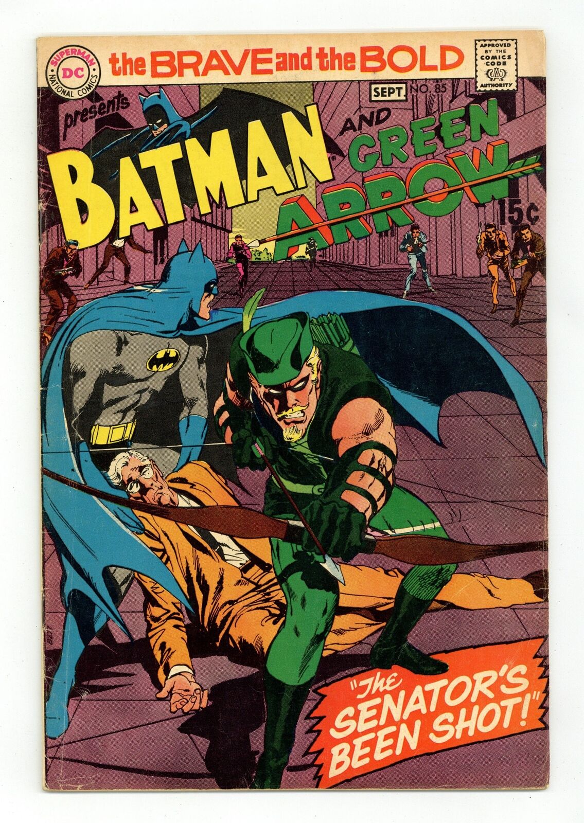 Brave and the Bold #85 GD/VG 3.0 1969 1st app. new Green Arrow costume