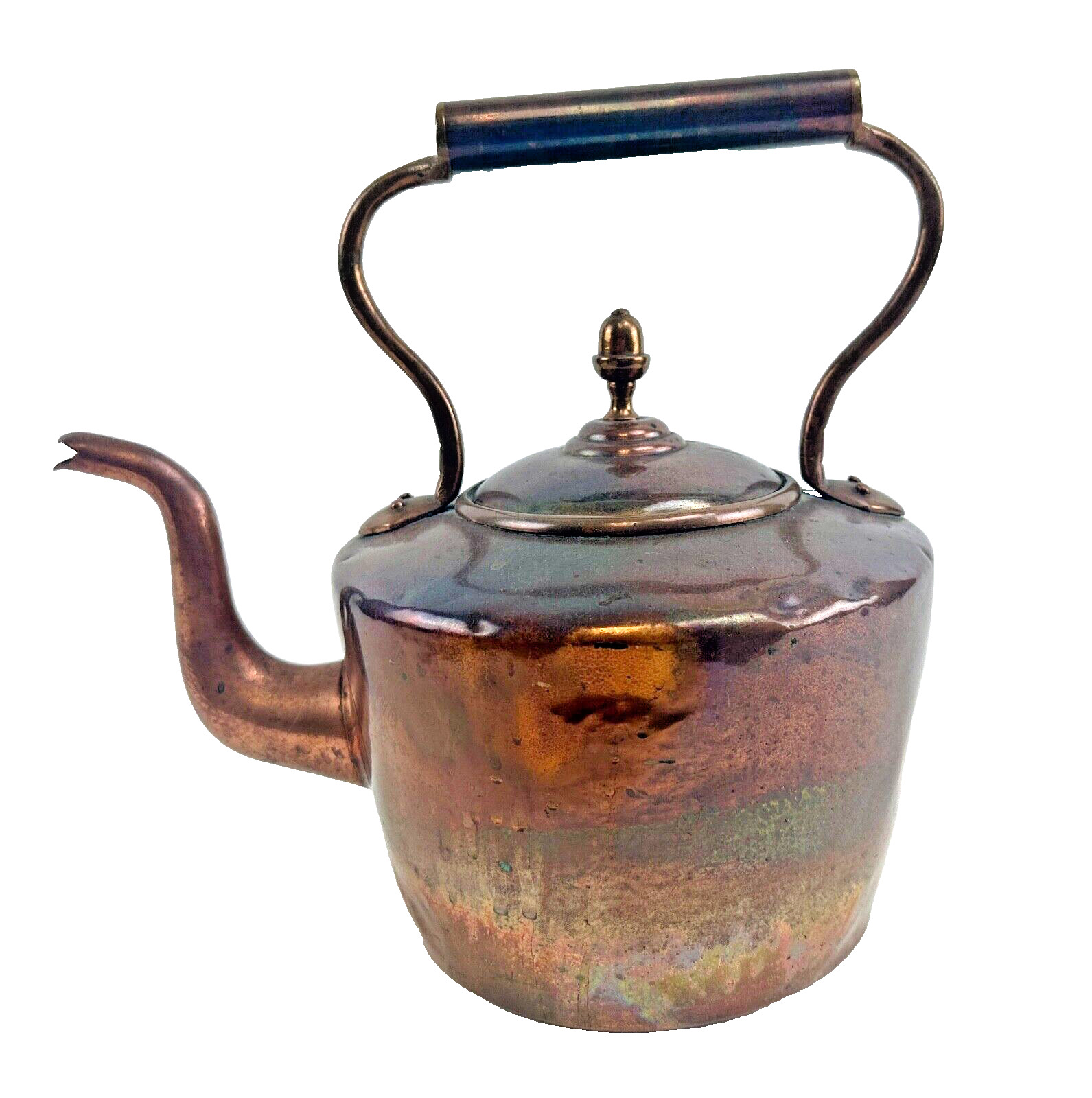 Antique British Regency Copper Teapot