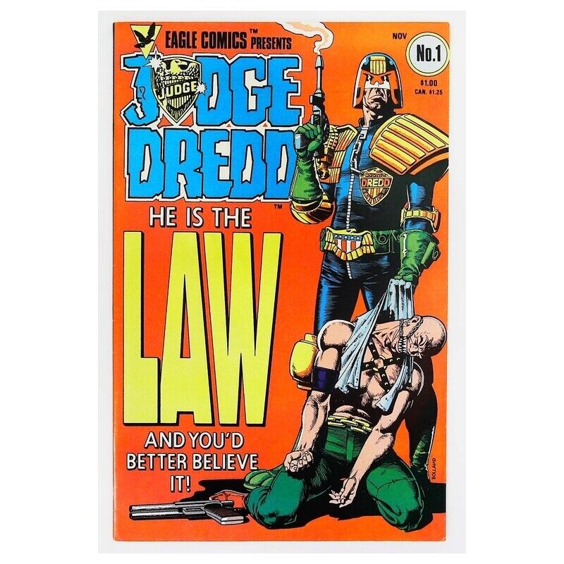 Judge Dredd (1983 series) #1 in Very Fine + condition. Eagle comics [k^