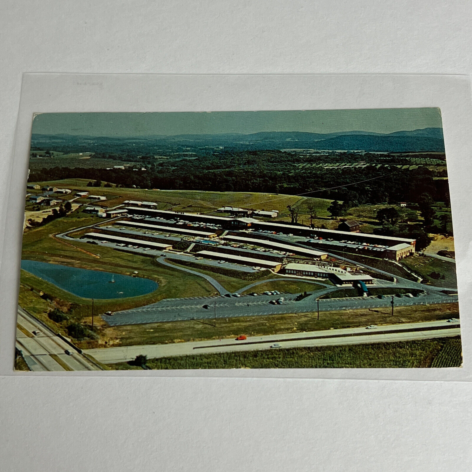Holiday Motor Hotels West Pennsylvania Turnpike Gettysberg Stamped Postcard
