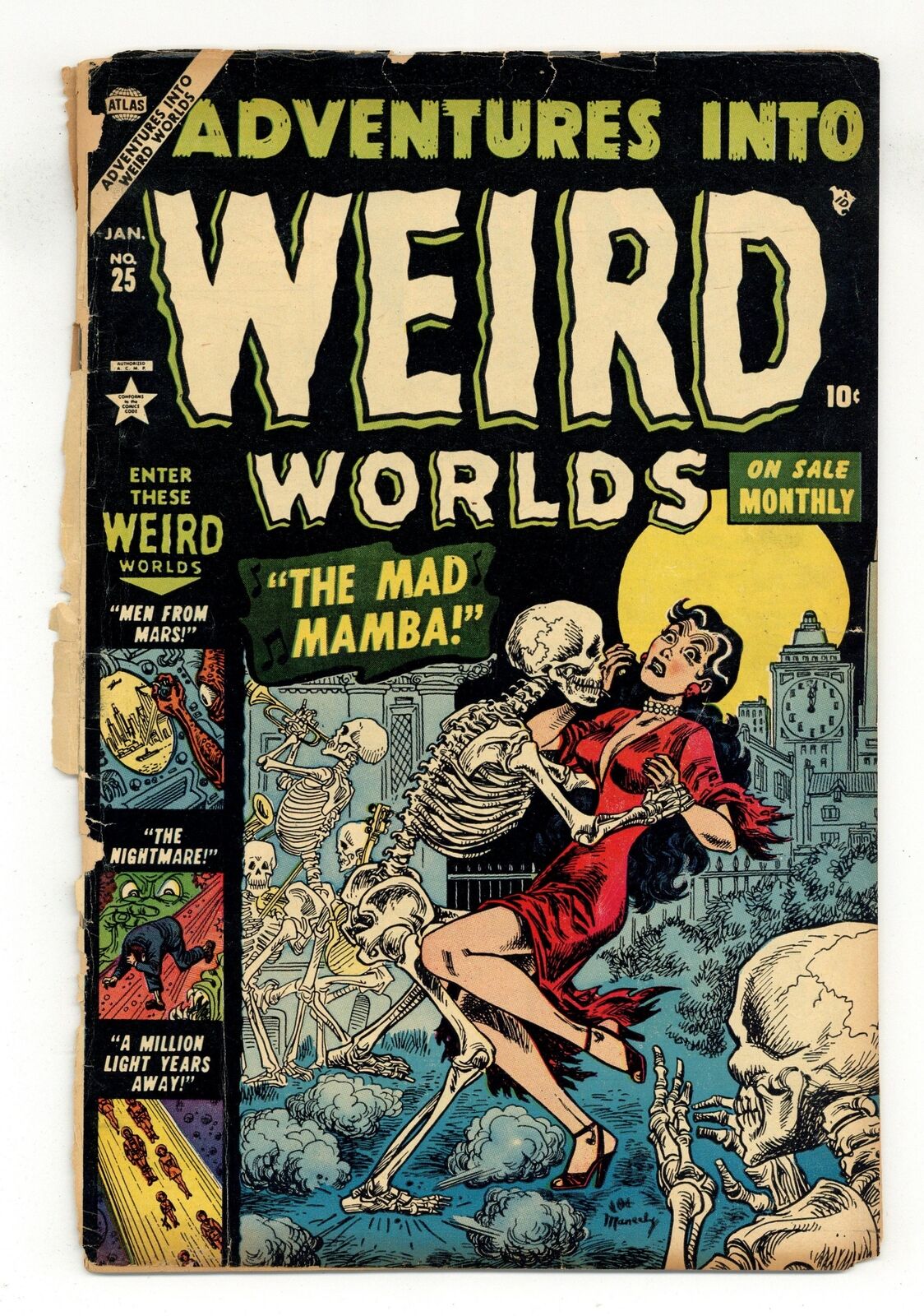 Adventures Into Weird Worlds #25 PR 0.5 1954