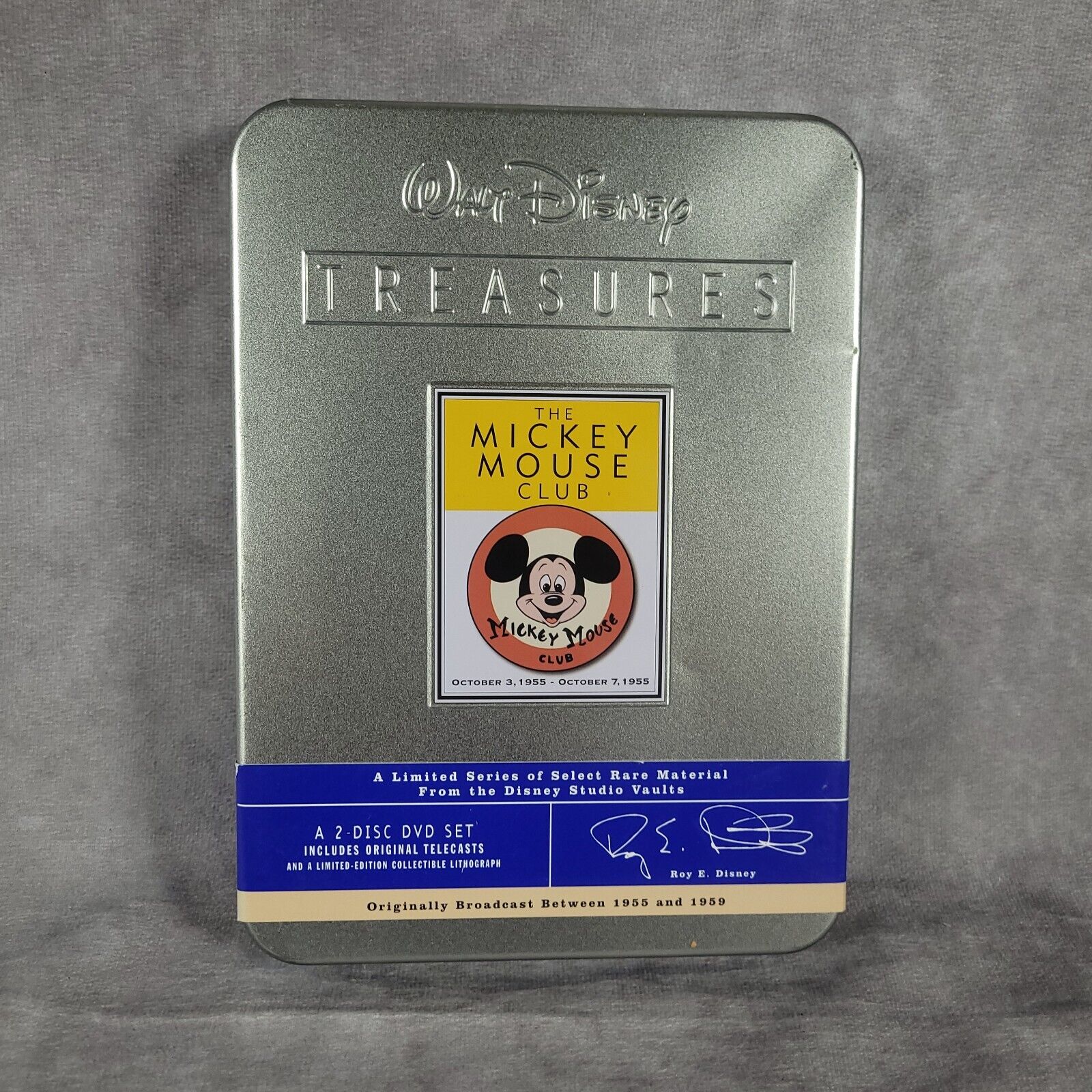 Walt Disney Treasures The Mickey Mouse Club DVD Collectors Tin Oct. 1955