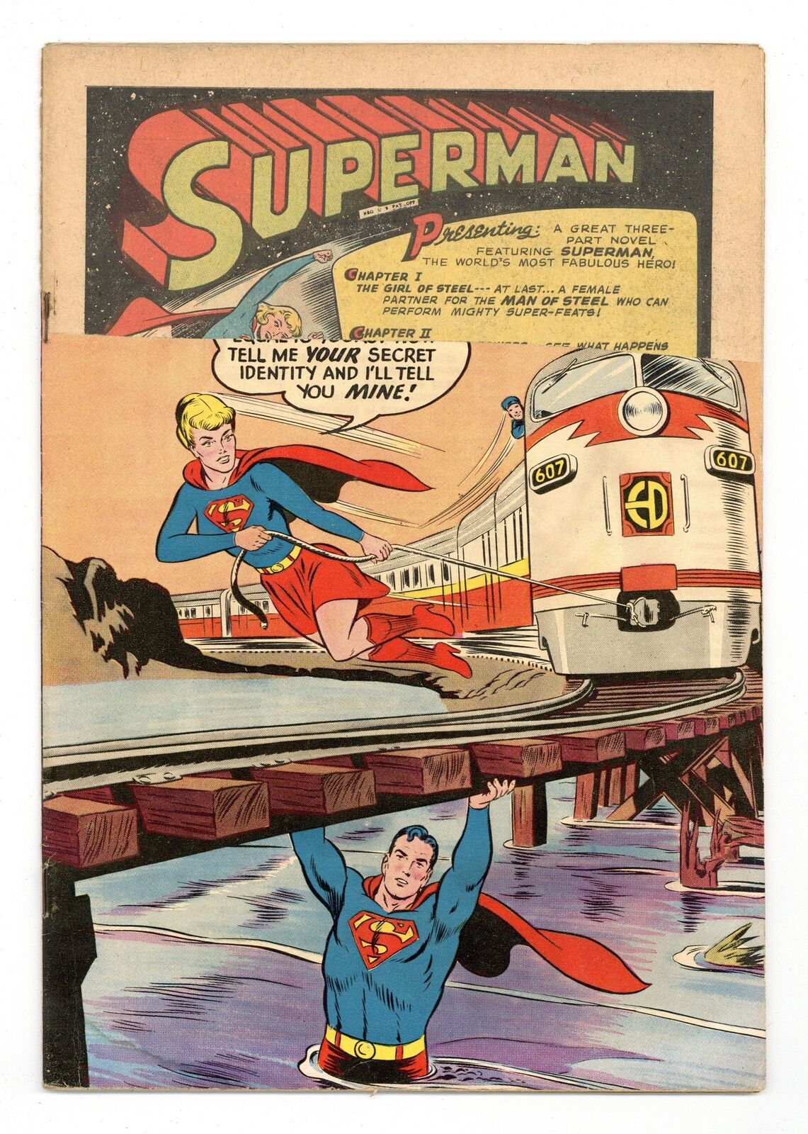 Superman #123 FR 1.0 1958 1st app. 'Super-Girl'
