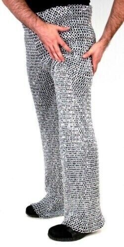 Riveted Aluminum Chain Mail Armor Pants, Medieval Armor and Costume